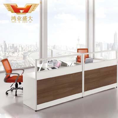 二位辦公屏風(fēng) 簡(jiǎn)潔板式辦公桌HY-P14